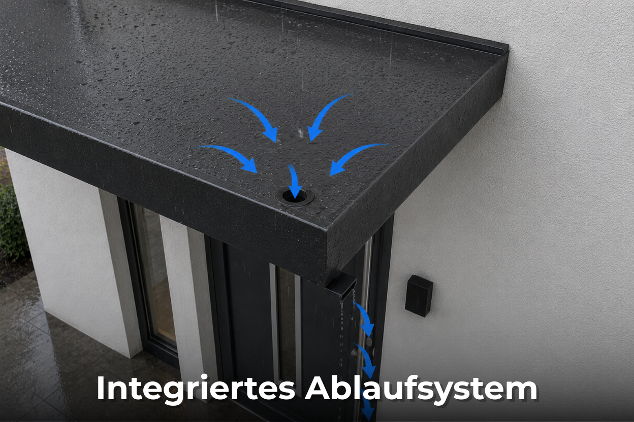 Rechteckvordach CubeLine 3D