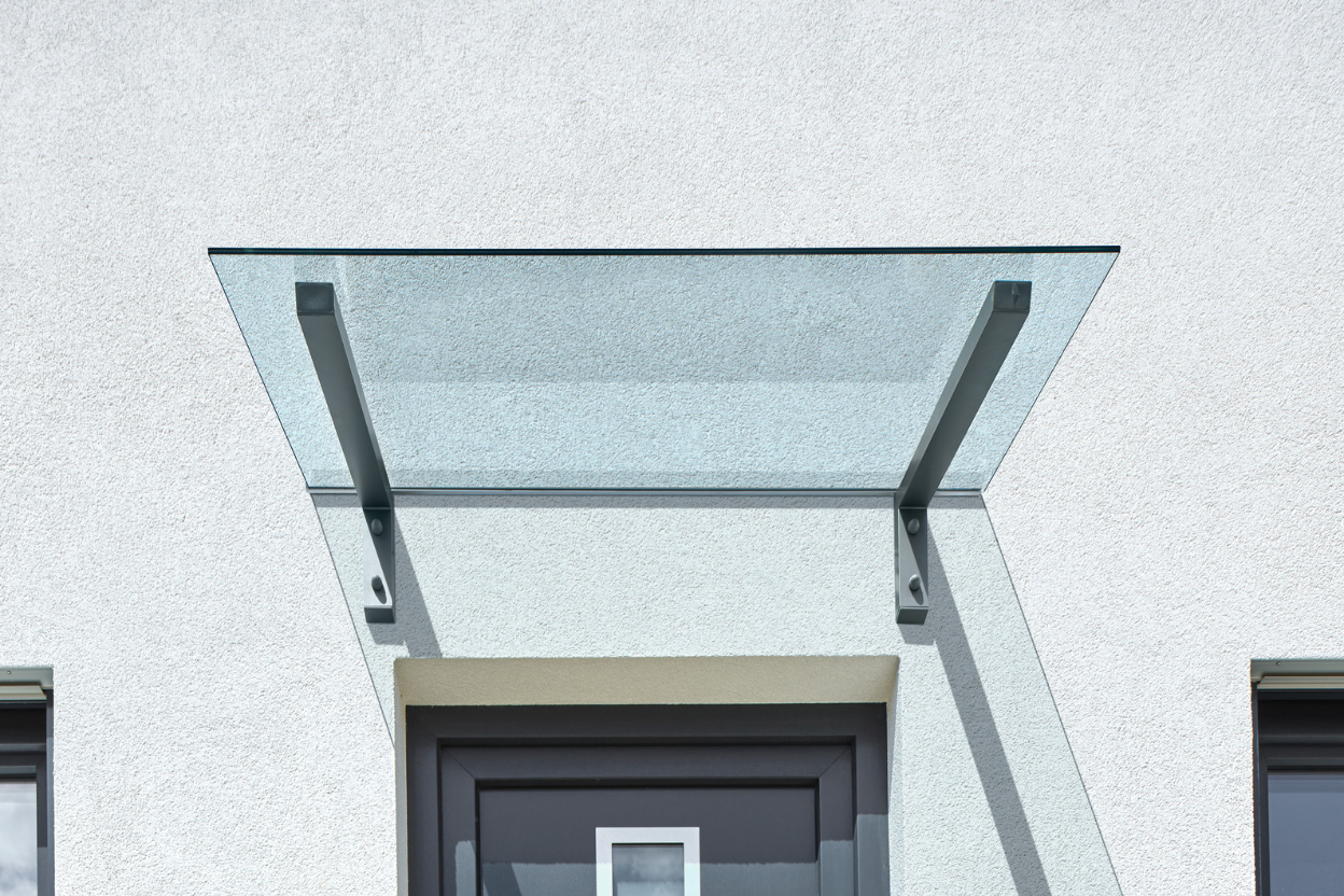 Pultvordach GlasLine -  140 x 80 x 34,5cm