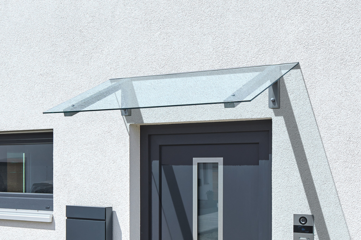 Pultvordach GlasLine -  140 x 80 x 34,5cm