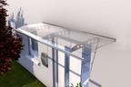 Vordach GlasLine Curved