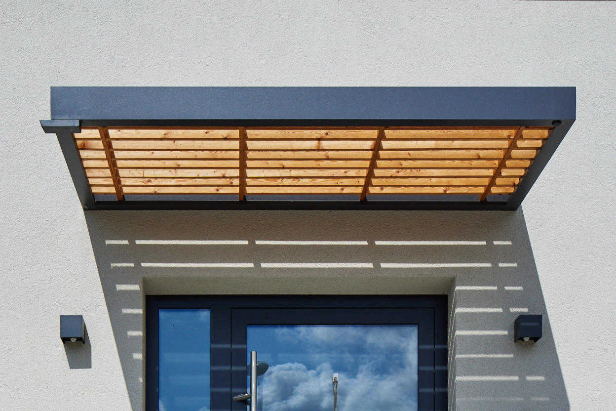 Rechteckvordach WoodLine